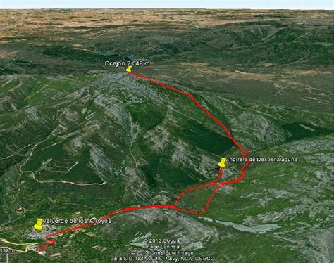 pico ocejon ruta|Subida al pico Ocejón desde Majalrayo: track